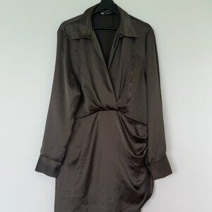 ZARA short green dress